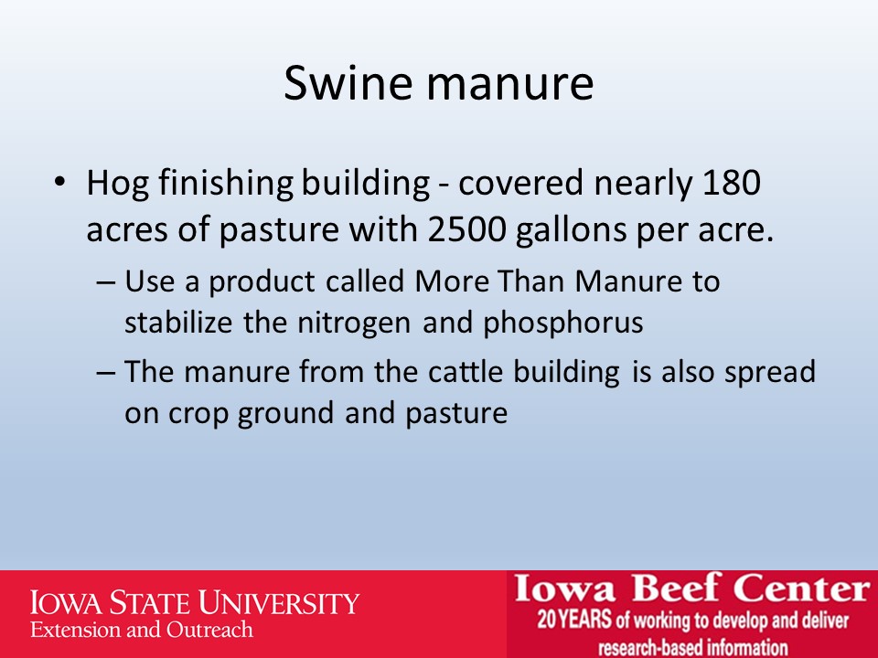 Swine manure units slide image