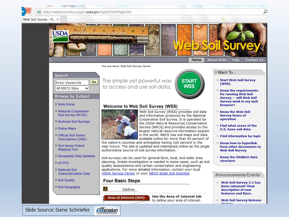 Web Soil Survey slide image