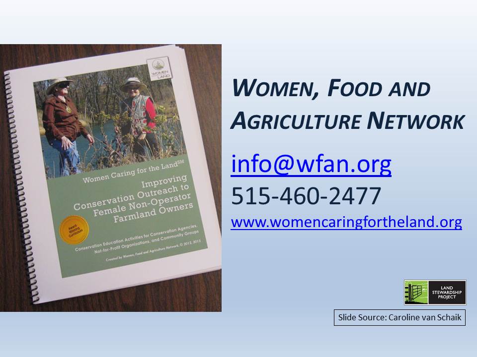 Women food and ag network slide image