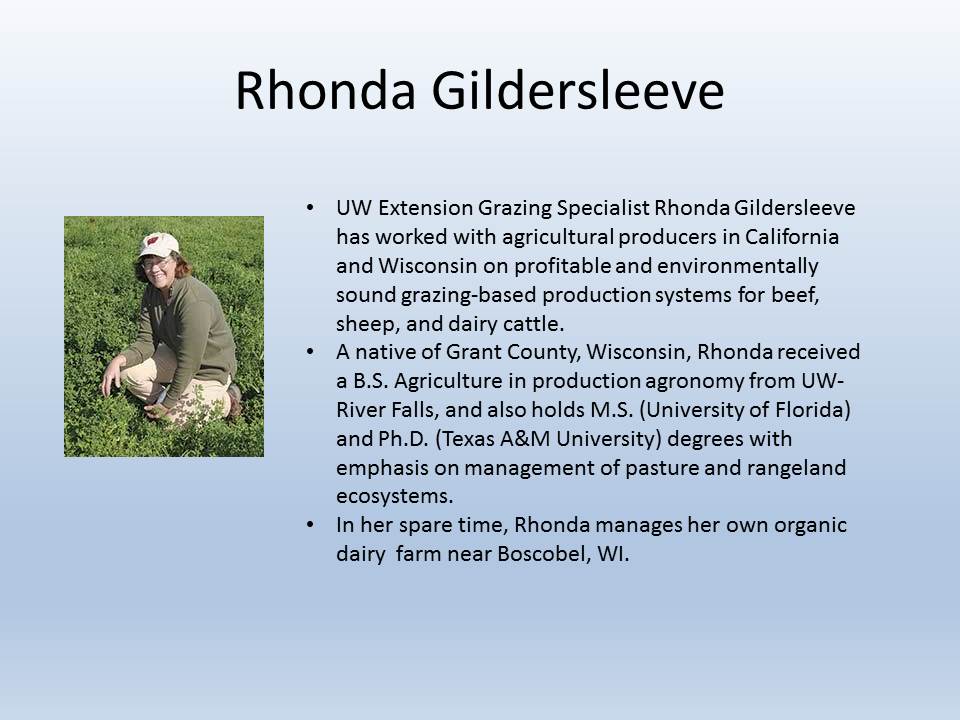 Rhonda Gildersleeve bio slide image