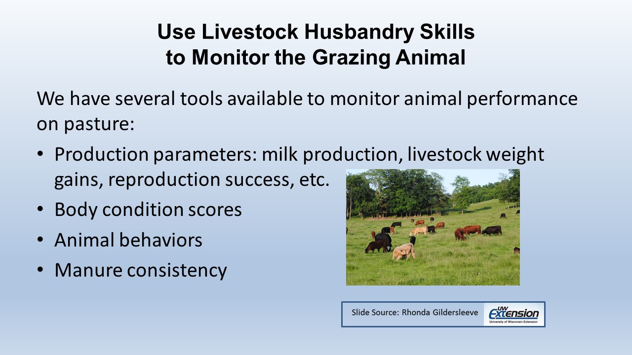 Use Livestock Husbandry Skills slide image